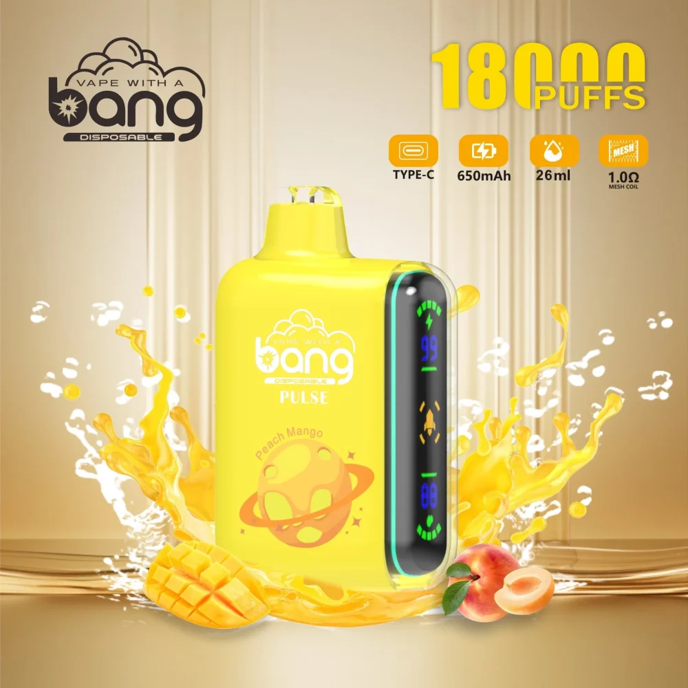 Original bang PULSE 18000 Puffs Side Display Disposable Vape - Image 6