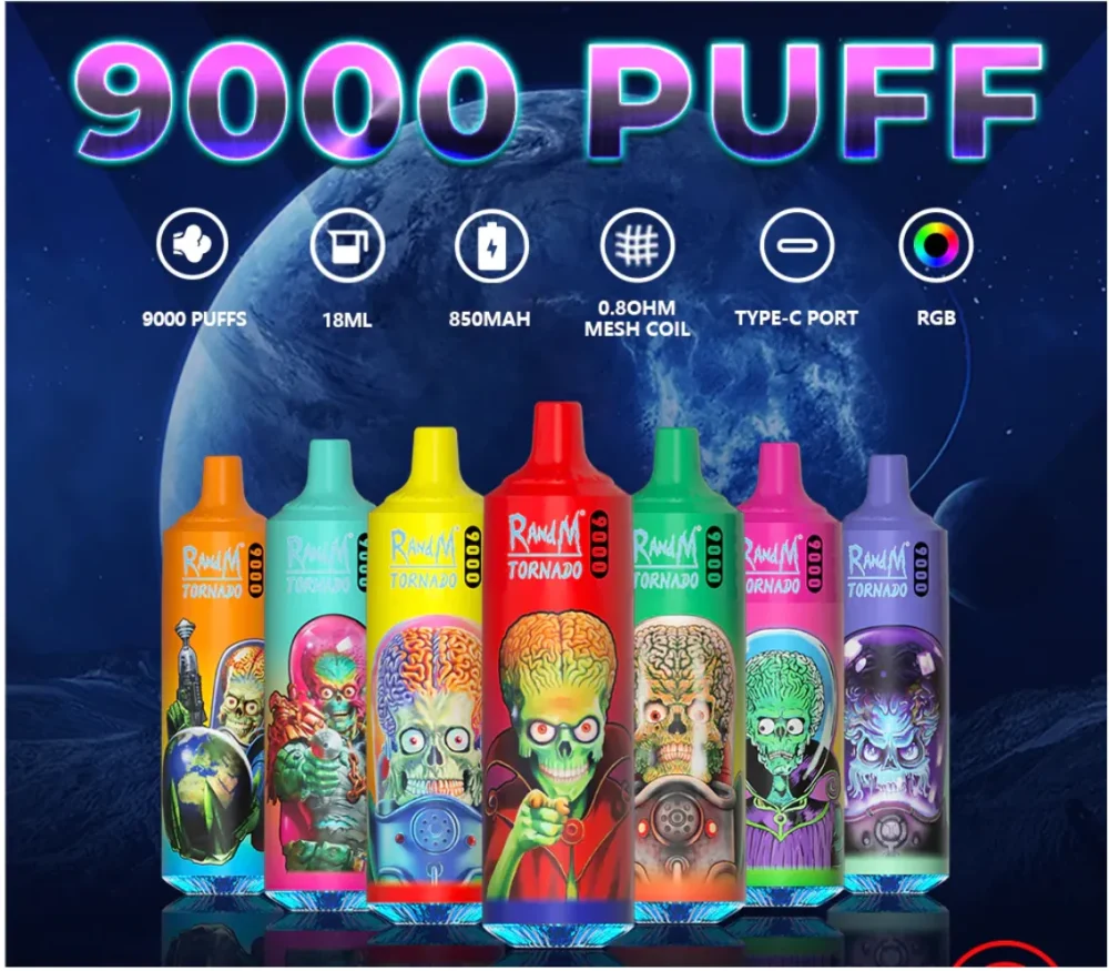 RandM Tornado 9000 Puffs Popular Disposable Vape